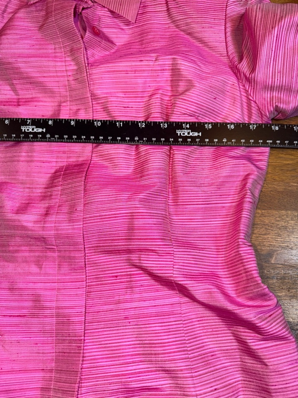 Due per Due 100% Silk Dupioni Shirt Dress - Picture 4 of 6